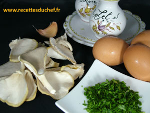 omelette aux pleurottes