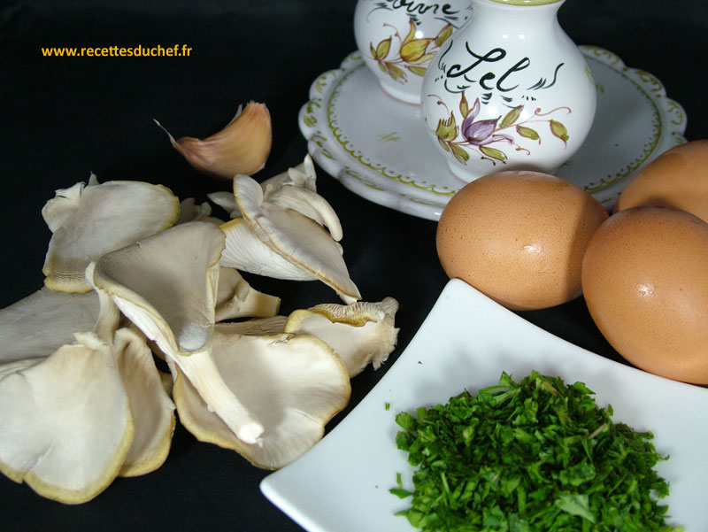 omelette pleurottes