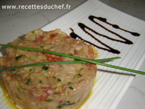 tartare de thon