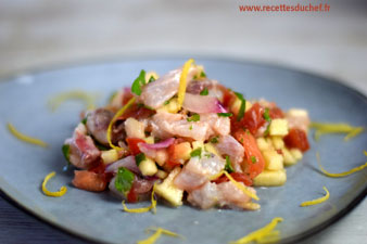 tartare poisson blanc pomme