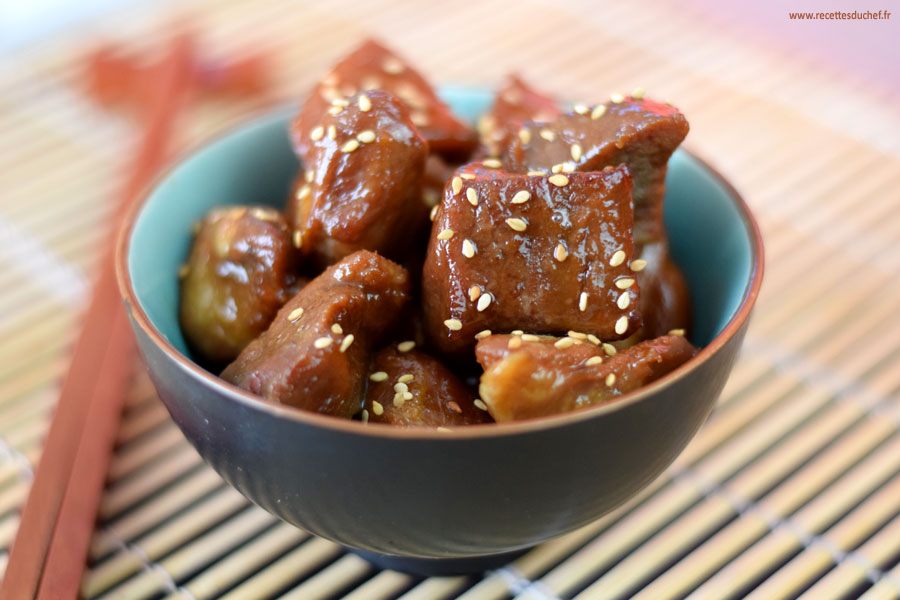 sauté de porc au caramel