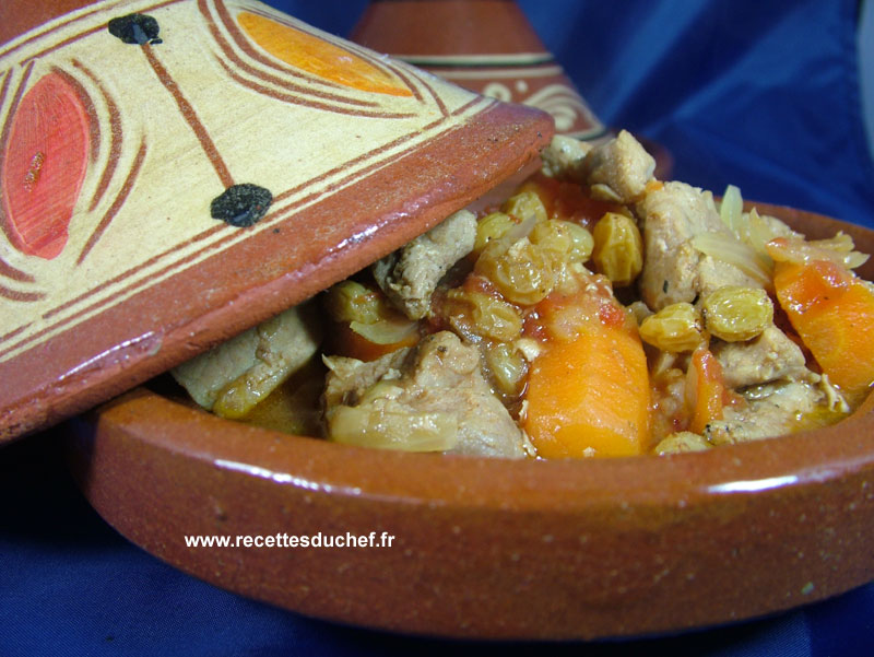 tajine saute porc