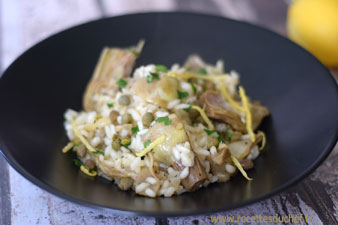 risotto capres artichauts