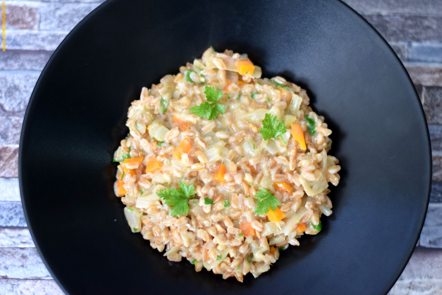 risotto d'épeautre farro