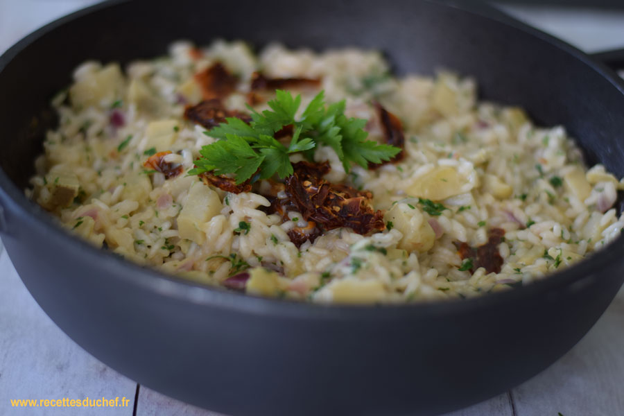 risotto fond artichaut