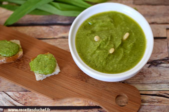 pesto à l'ail des ours