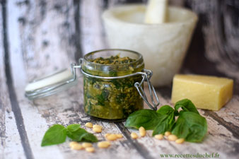 sauce pesto ail basilic