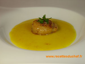 sauce vin curcuma