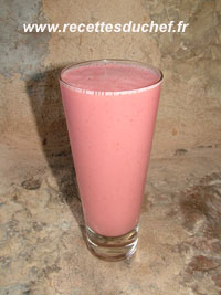 smoothie fraises