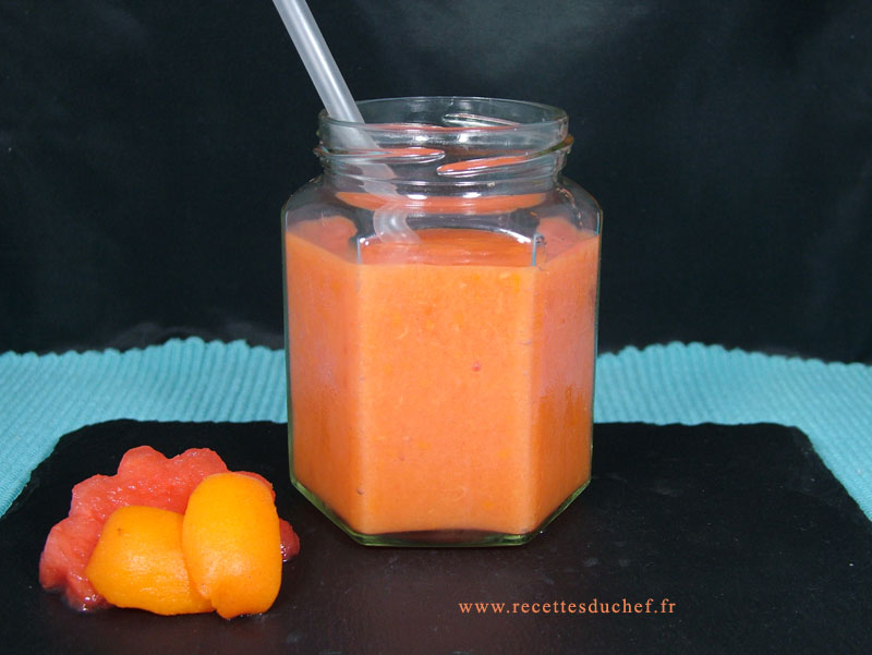 smoothie pasteque abricot