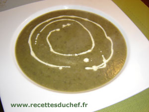 soupe blettes lentilles