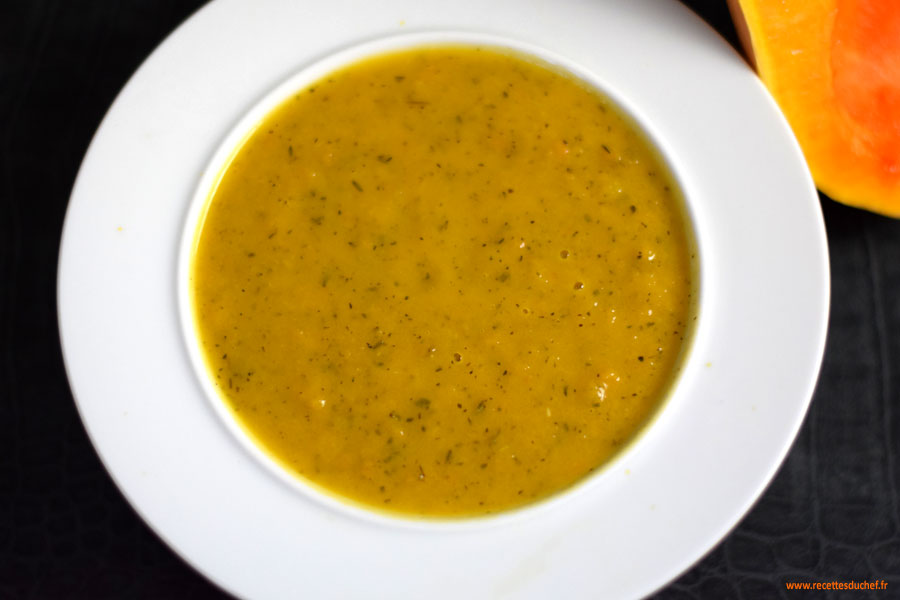 soupe butternut carotte