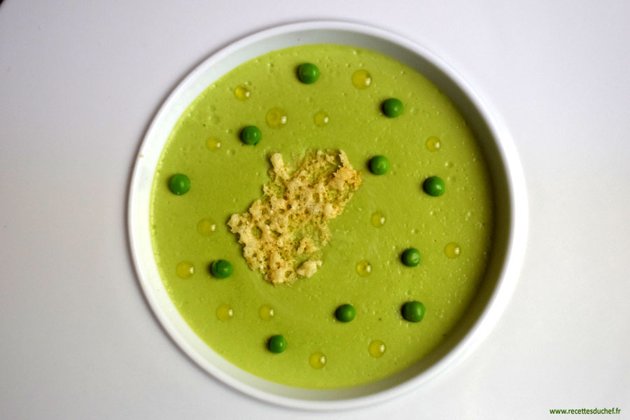 veloute de petits pois