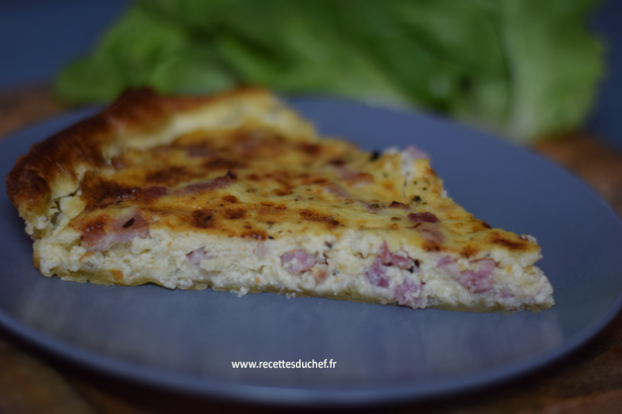 quiche aux lardons