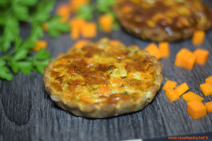 quiche courge farine riz