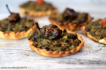 tarte aubergines courgettes