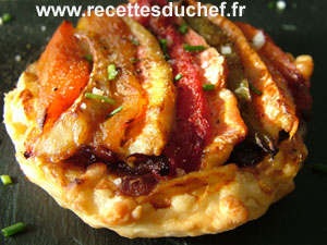 tarte rouget poivron