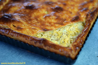 tourte pommes de terre cheddar