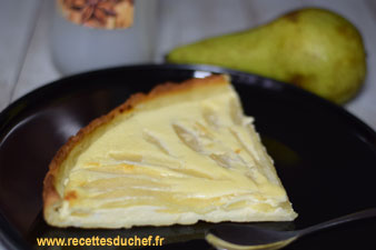 tarte aux poires anis