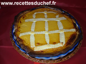 tarte fromage blanc pommes