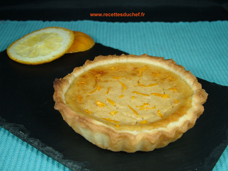 tarte orange ricotta