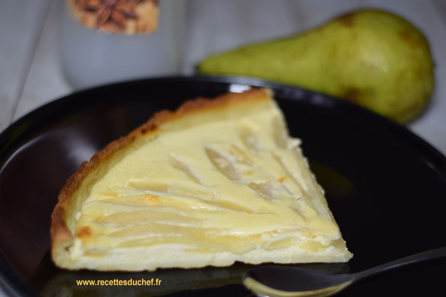 tarte poire anis