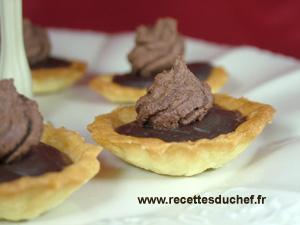 tartelettes chocolat noir