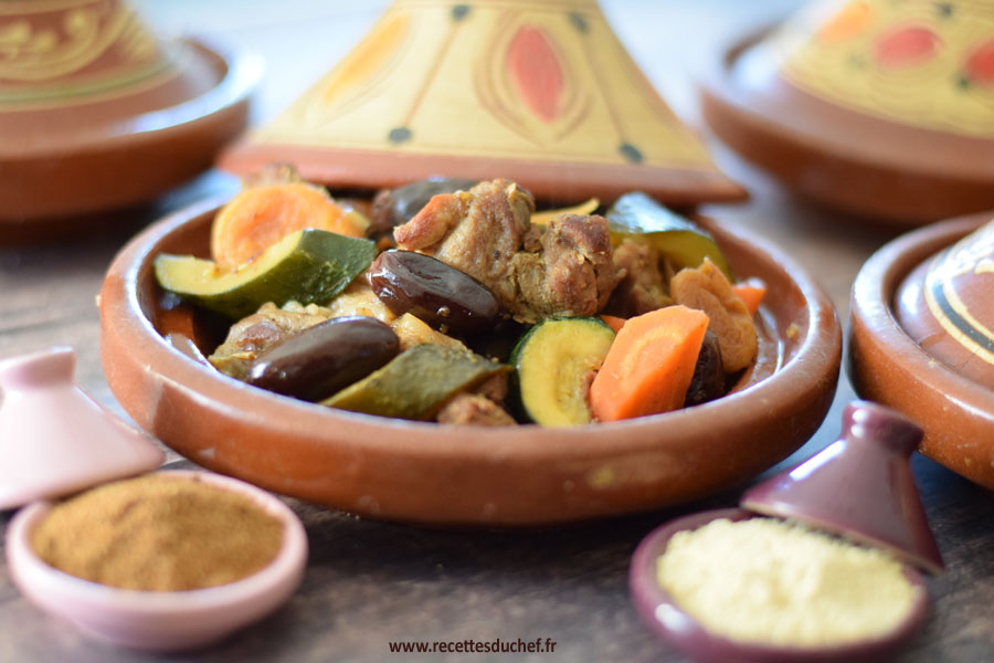 tajine de veau aux dattes