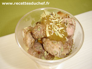 verrine magret de canard