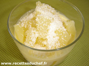 blancmanger ananas coco