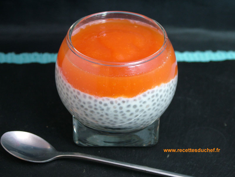 chia coulis goyave