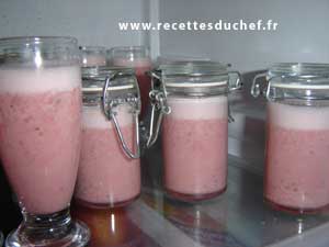 mousse aux fraises