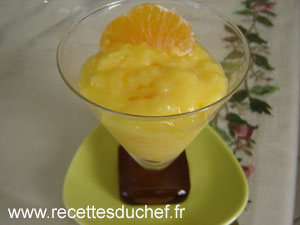 mousse mandarine