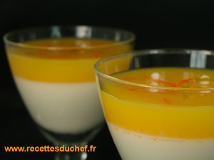 panna cotta agrumes