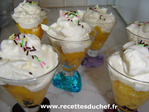 peche mousse mascarpone