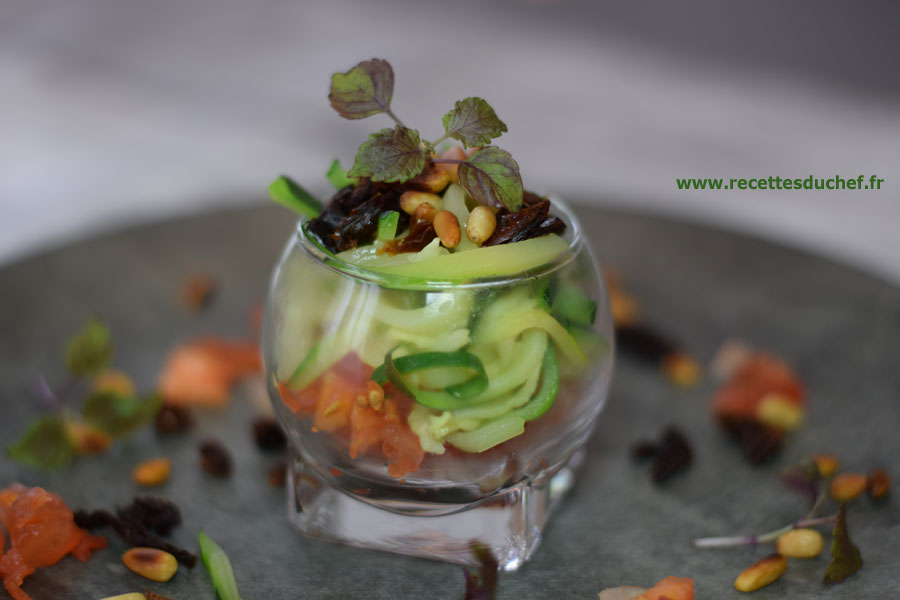 verrine courgettes