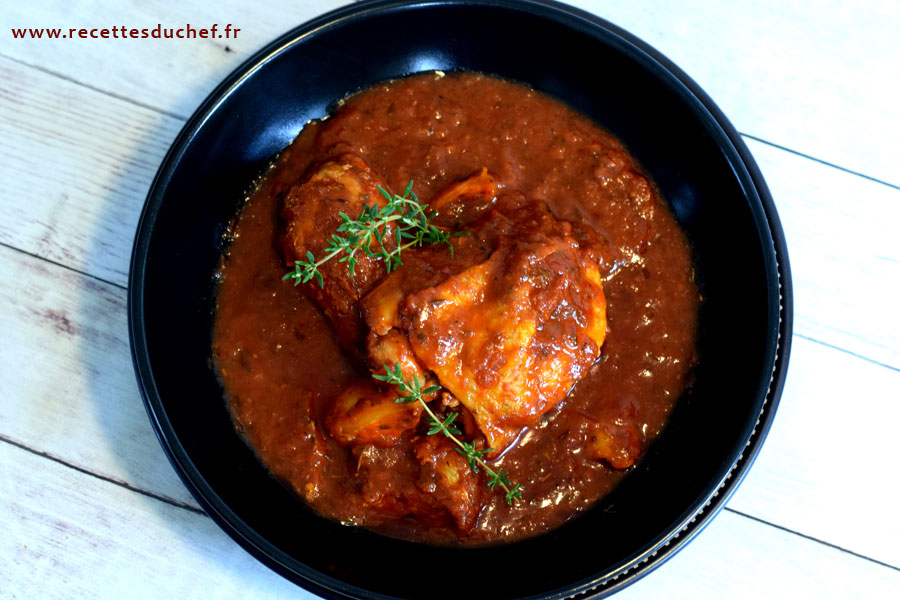 poulet au vinaigre recette de grand chef