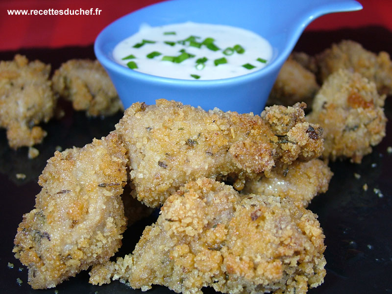 poulet pane cajun