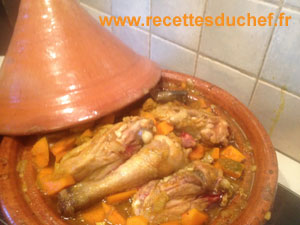 tajine poulet potiron